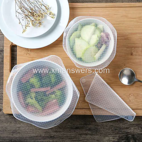 Eco-friendly reusable silicone cling film keeping food fresh